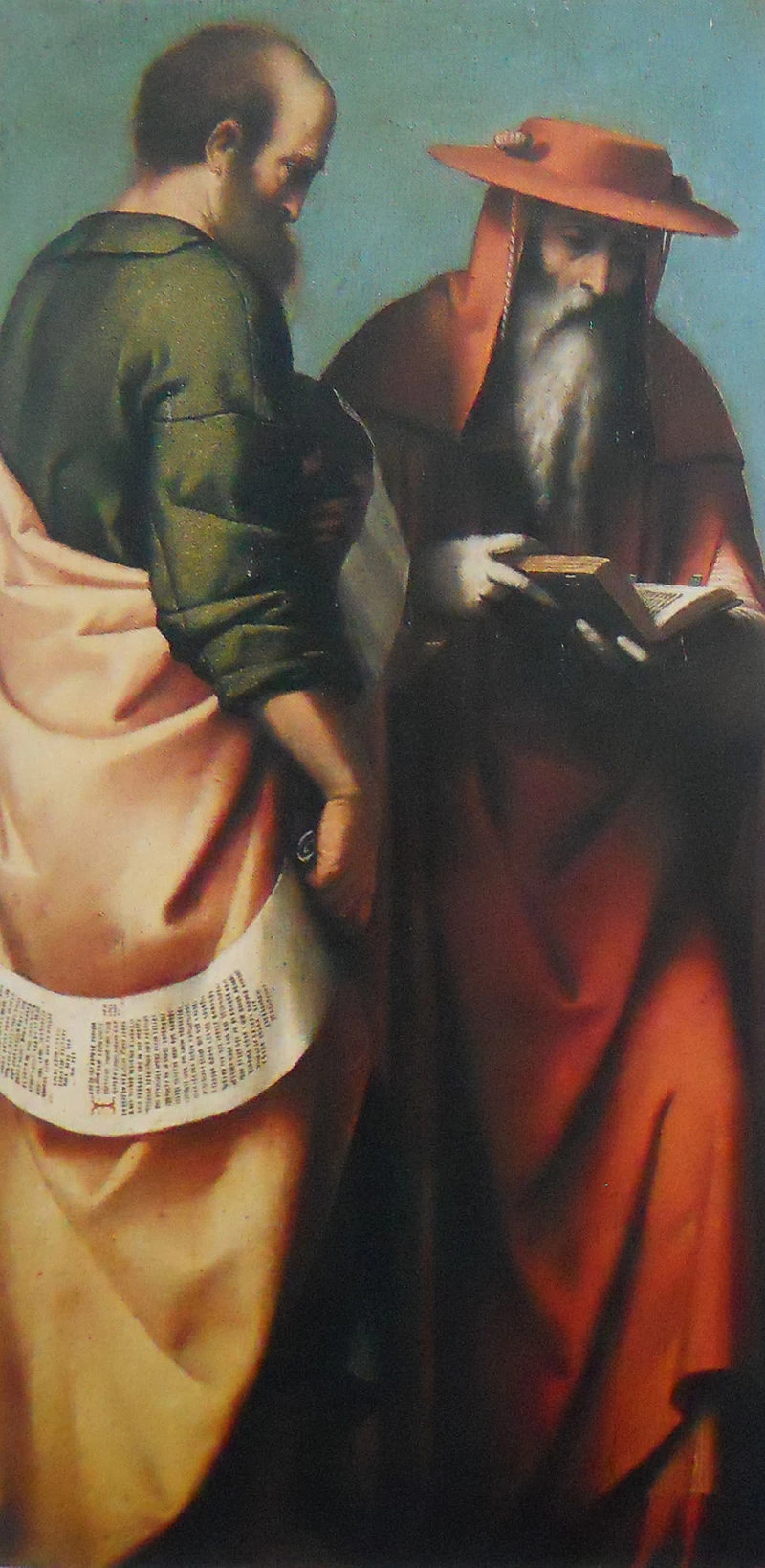 108-Alessandro Bonvicino-Moretto-Santi Girolamo e Paolo-Pinacoteca di Brera-Milano